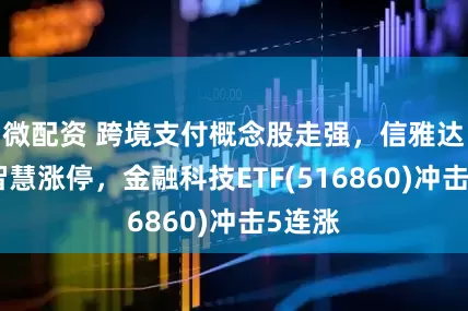 微配资 跨境支付概念股走强，信雅达、大智慧涨停，金融科技ETF(516860)冲击5连涨